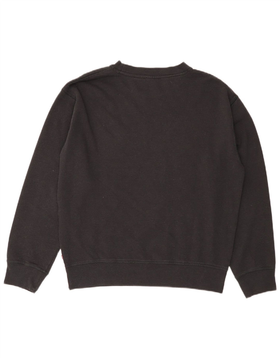 Γυναικείο γραφικό φούτερ LEVI'S υπερμεγέθη Jumper UK 10 Μικρό μαύρο βαμβακερό