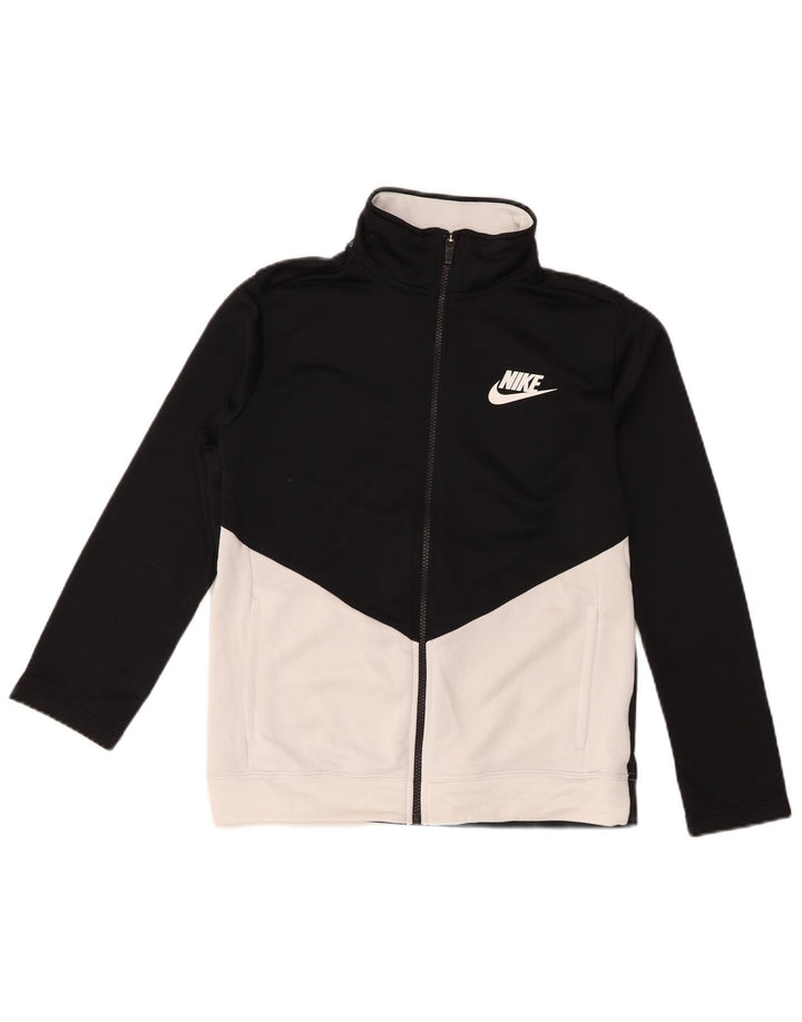 Μπουφάν Nike Boys αθλητική φόρμα 12-13 ετών, μεγάλο μαύρο χρώμα