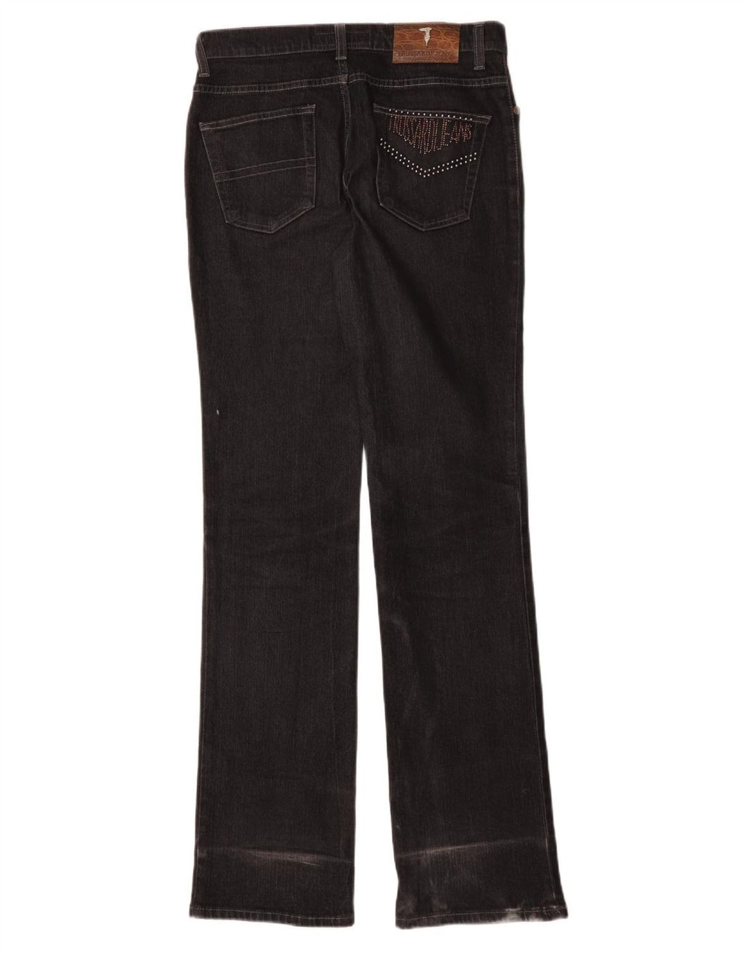 Trussardi γυναικείο τζιν μποτάκι IT 42 Medium W26 L33 Μαύρο βαμβακερό