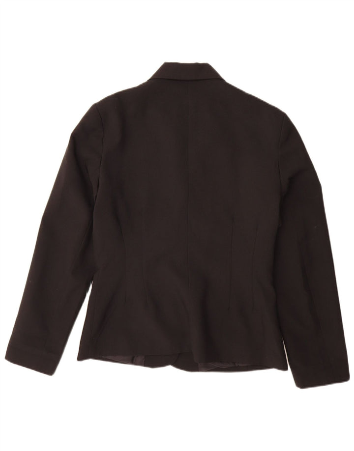 St. Bernard Γυναικείο μπουφάν blazer UK 12 μεσαίου μαύρου πολυεστέρα
