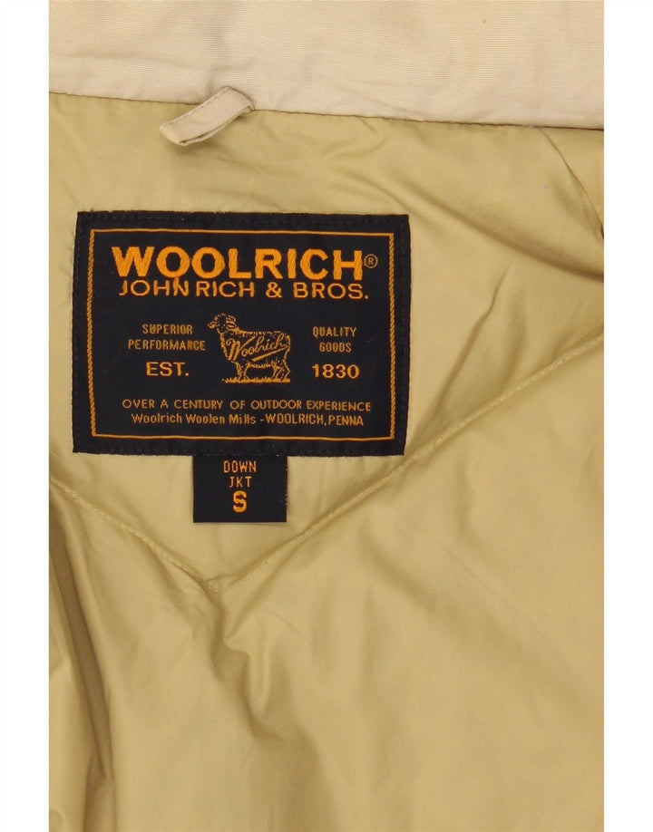 Woolrich Ανδρικό παλτό με κουκούλα UK 36 Small Beige