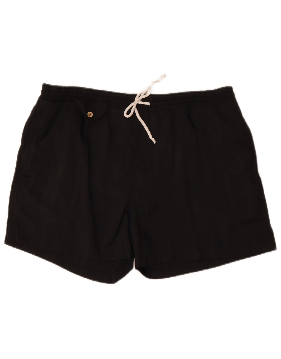 Ανδρικό αθλητικό σορτς VINTAGE Μεγάλο Μαύρο Πολυαμίδιο