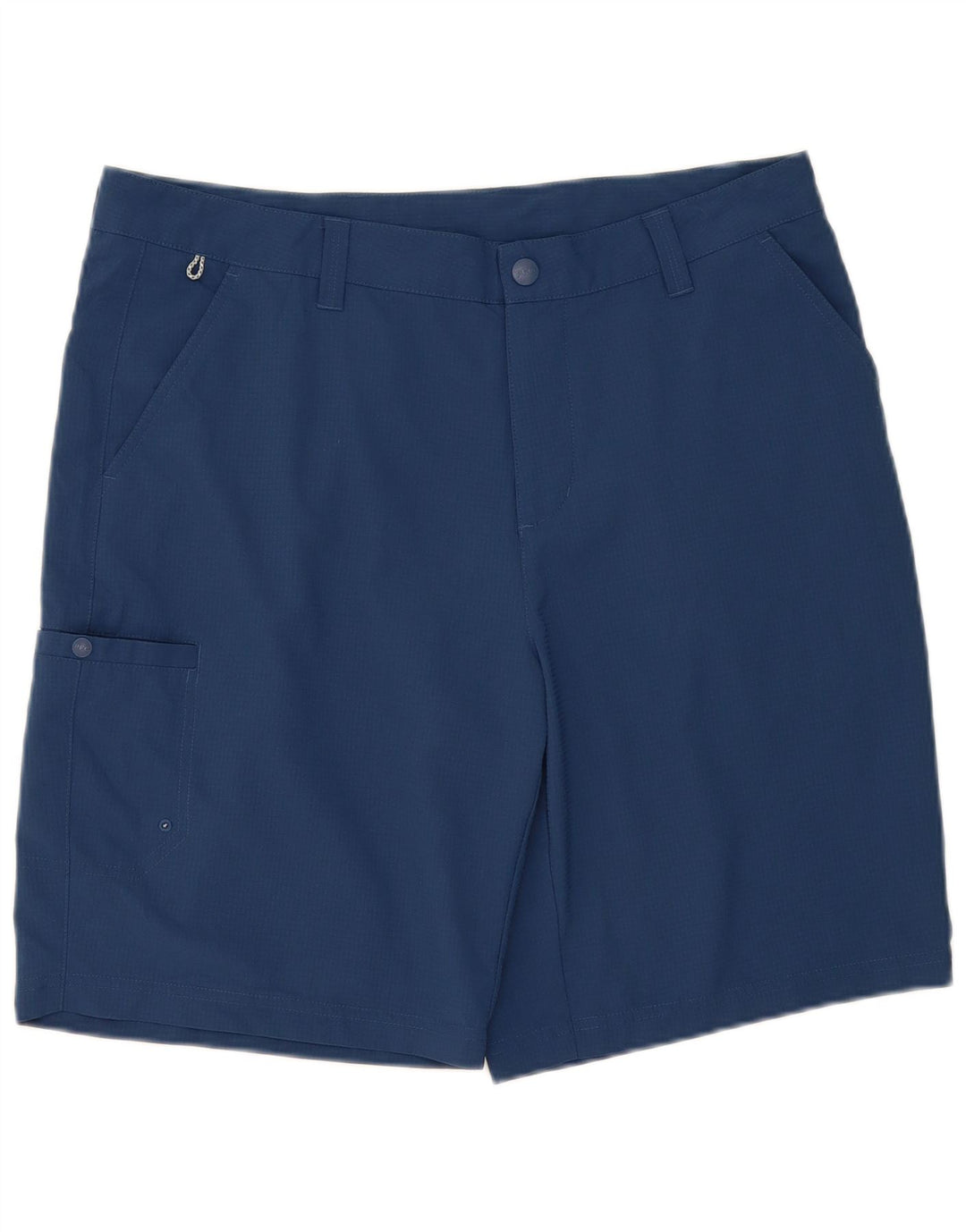 Ανδρικό σορτς Cargo Columbia W36 Large Navy Blue Check Polyester