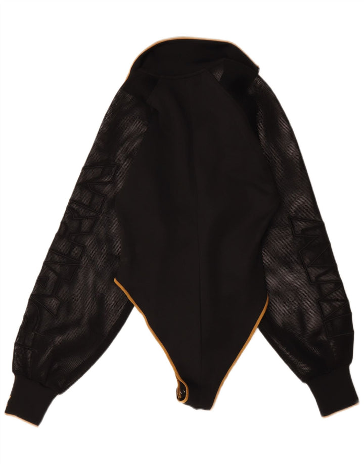 Adidas Γυναικείο Ivy Park μακρυμάνικο κορμάκι UK 10 μικρό μαύρο πολυεστέρα