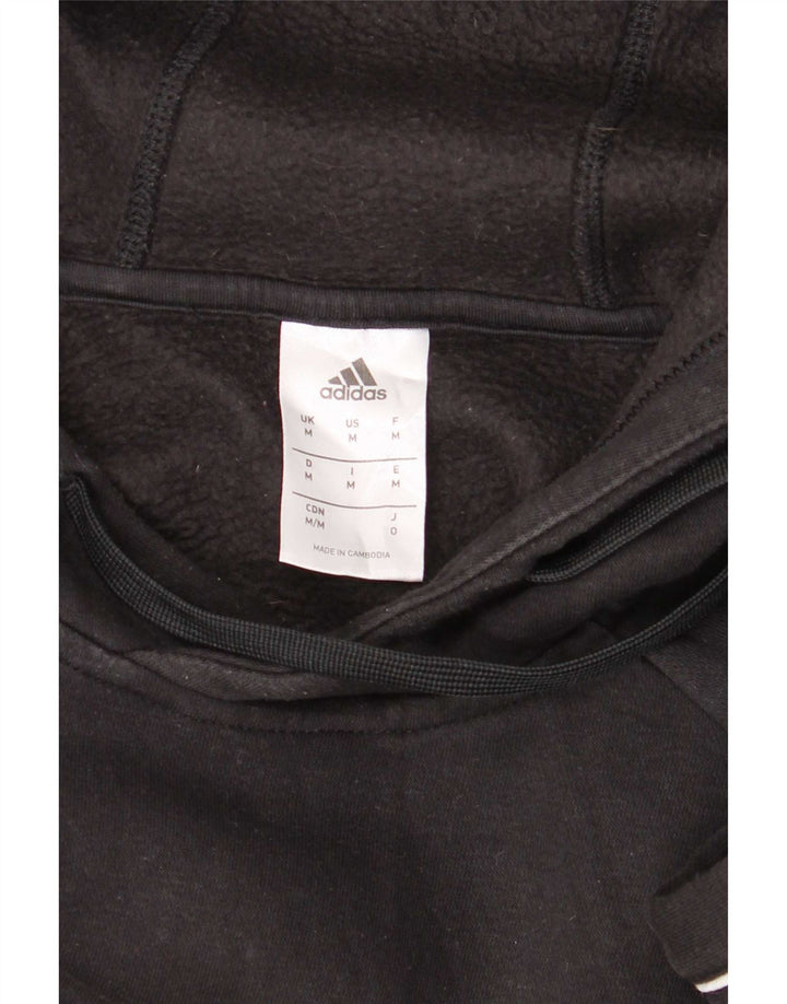 Ανδρικό φούτερ Adidas, μεσαίο μαύρο βαμβακερό