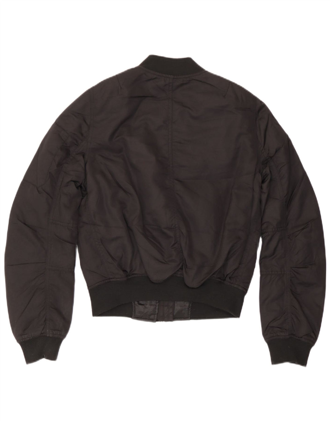 Topshop Γυναικείο Oversized Bomber Jacket UK 6 XS μαύρο πολυεστέρα