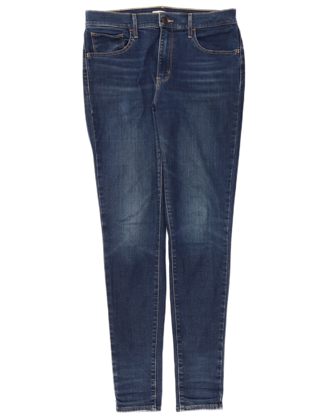 LEVI'S Γυναικεία 720 Ψηλόχρωμα Skinny Jeans W30 L32 Navy Blue Cotton