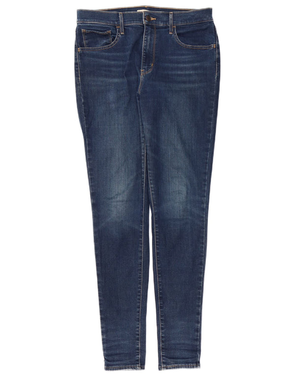 LEVI'S Γυναικεία 720 Ψηλόχρωμα Skinny Jeans W30 L32 Navy Blue Cotton