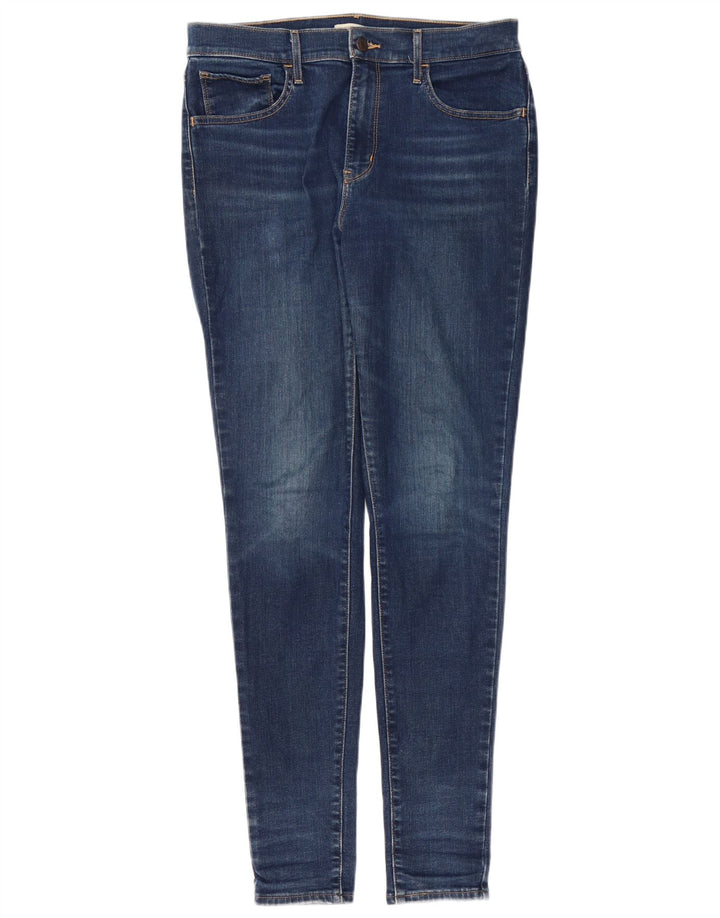 LEVI'S Γυναικεία 720 Ψηλόχρωμα Skinny Jeans W30 L32 Navy Blue Cotton