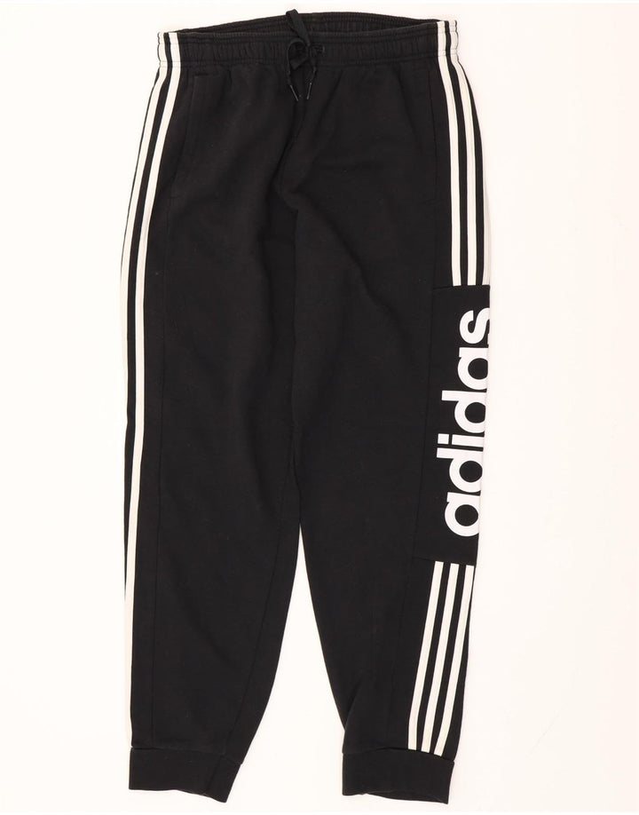 Ανδρική φόρμα ADIDAS Graphic Παντελόνι Joggers Μεσαίο μαύρο βαμβακερό