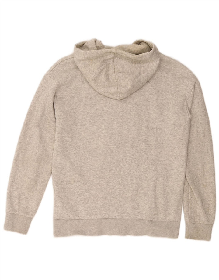 Ανδρικό πουλόβερ με κουκούλα με φερμουάρ JACK & JONES Βαμβακερό μεσαίο γκρι