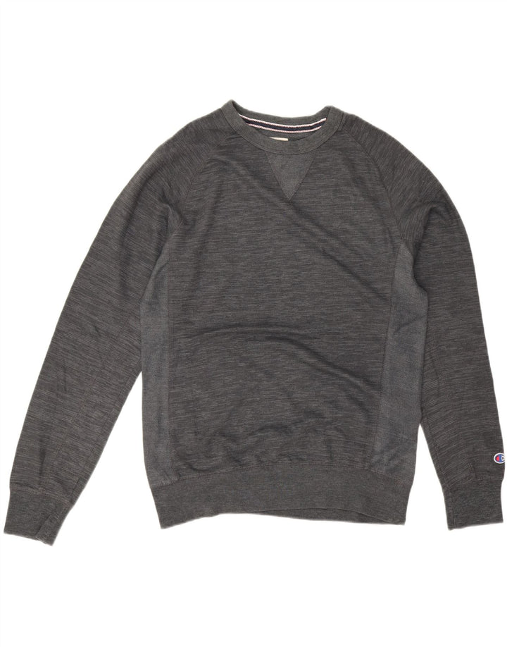 Ανδρική φούτερ Champion Jumper από βαμβακερό μεσαίο γκρι