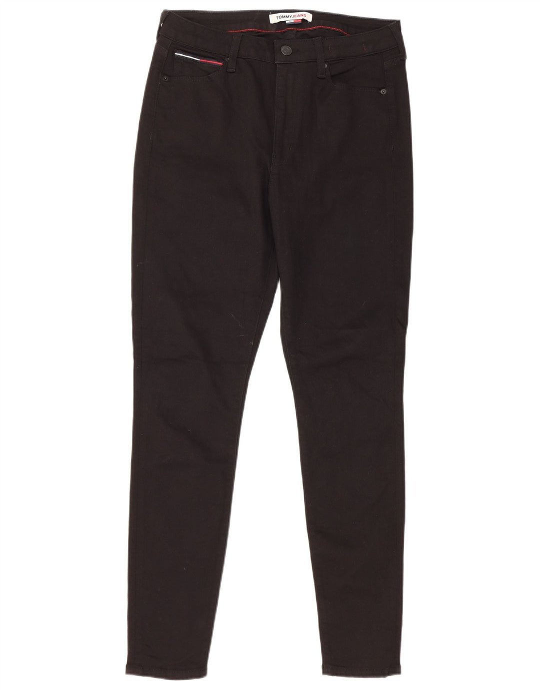 TOMMY HILFIGER Γυναικείο Skinny Jeans W30 L30 Μαύρο βαμβακερό