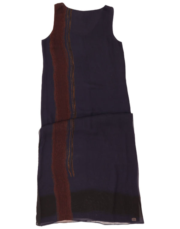 Γυναικείο αμάνικο μάξι φόρεμα Calvin Klein US 6 Medium Navy Blue Colourblock