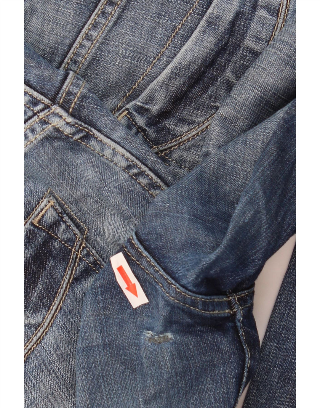 Massimo Dutti Γυναικείο Slim Jeans W28 L29 Μπλε βαμβακερό
