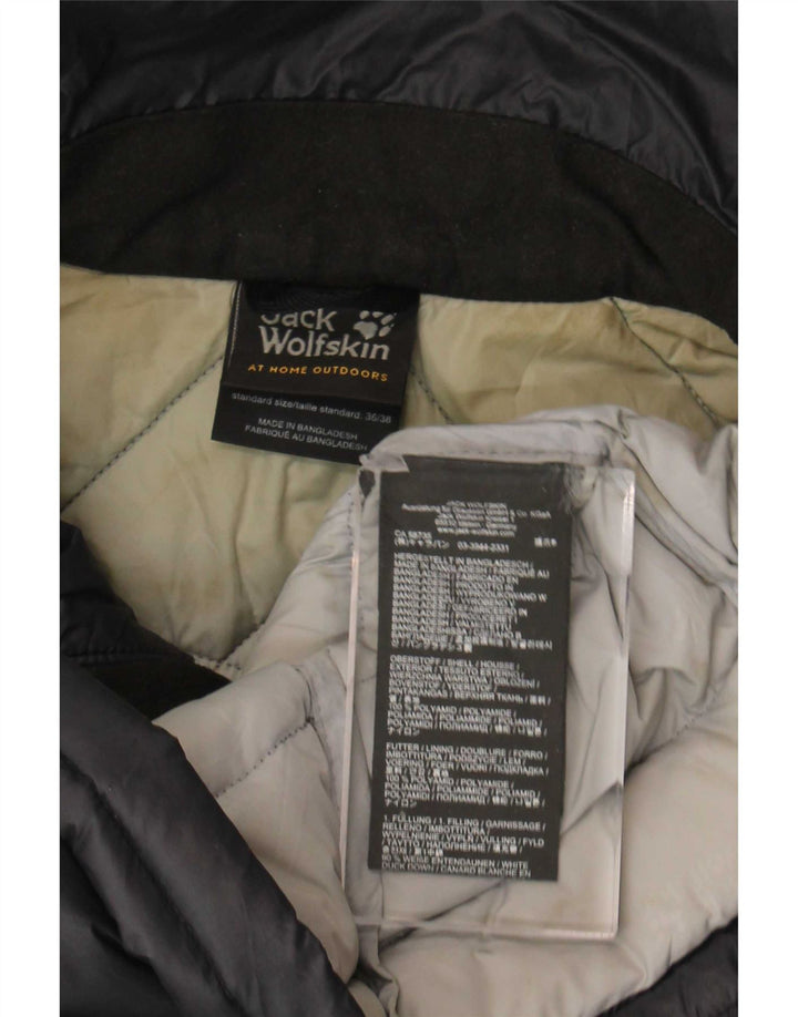 Jack Wolfskin Γυναικείο παλτό UK 8/10 Μικρό Γκρι Πολυαμίδιο