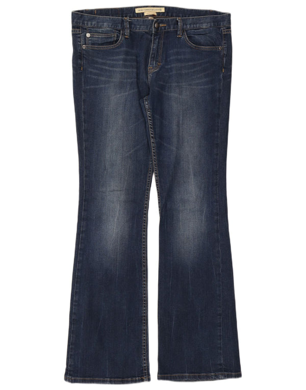 Γυναικείο Γυναικείο Μποτάκι Γαλλικό Connection Flared Jeans US 16 2XL W38 L33 Μπλε βαμβακερό