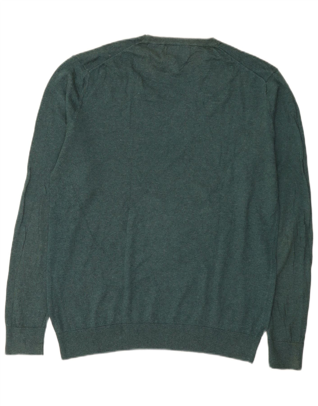 Ανδρικό πουλόβερ Zara Crew Neck Jumper XL Green Silk