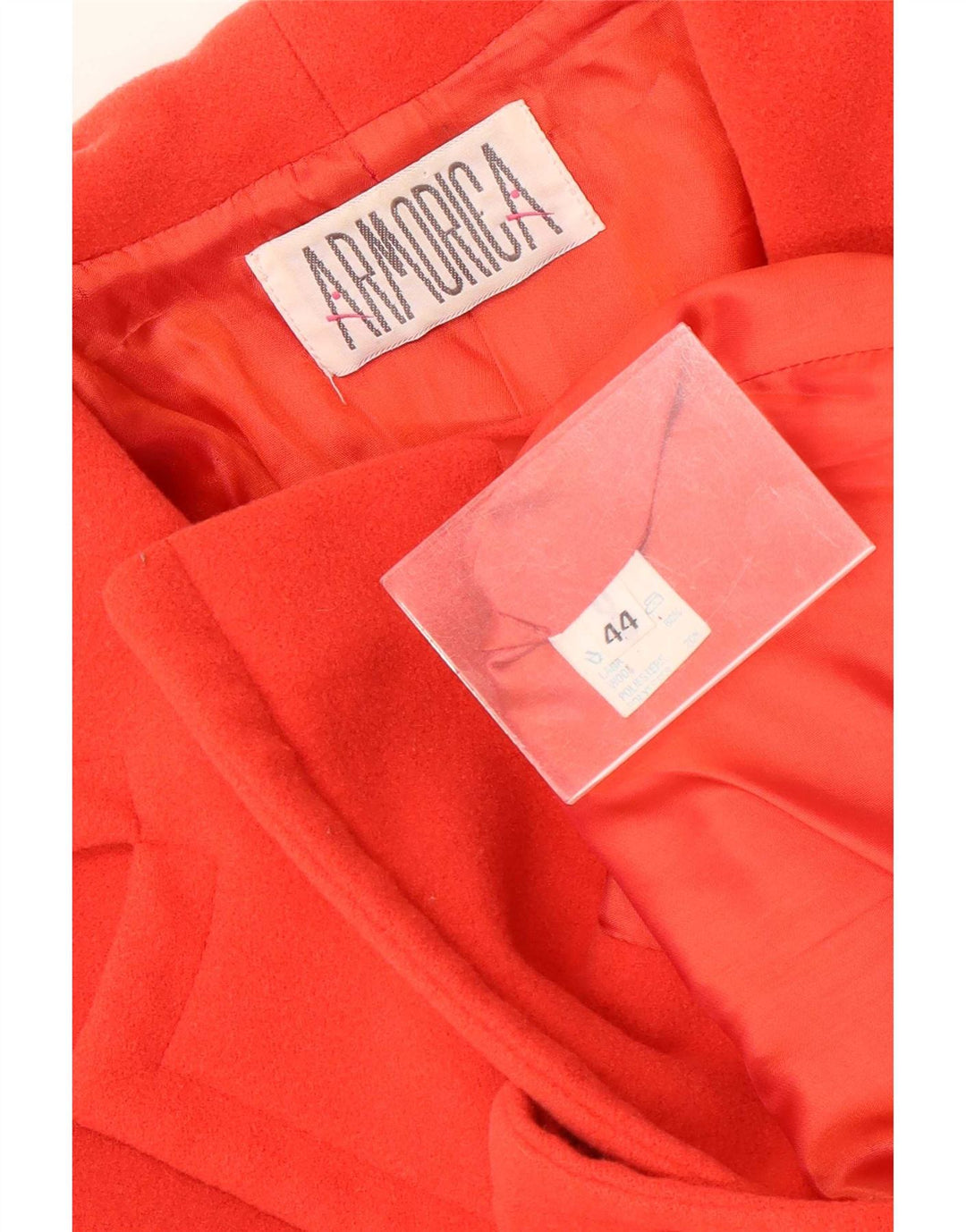 Armorica Γυναικείο Μπουφάν Blazer 1 Κουμπί IT 44 Μεσαίο κόκκινο μαλλί