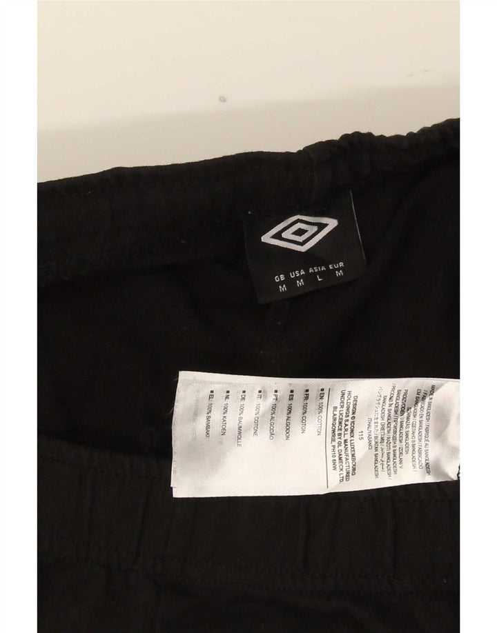 Ανδρικό αθλητικό σορτς Umbro, μεσαίο μαύρο βαμβακερό