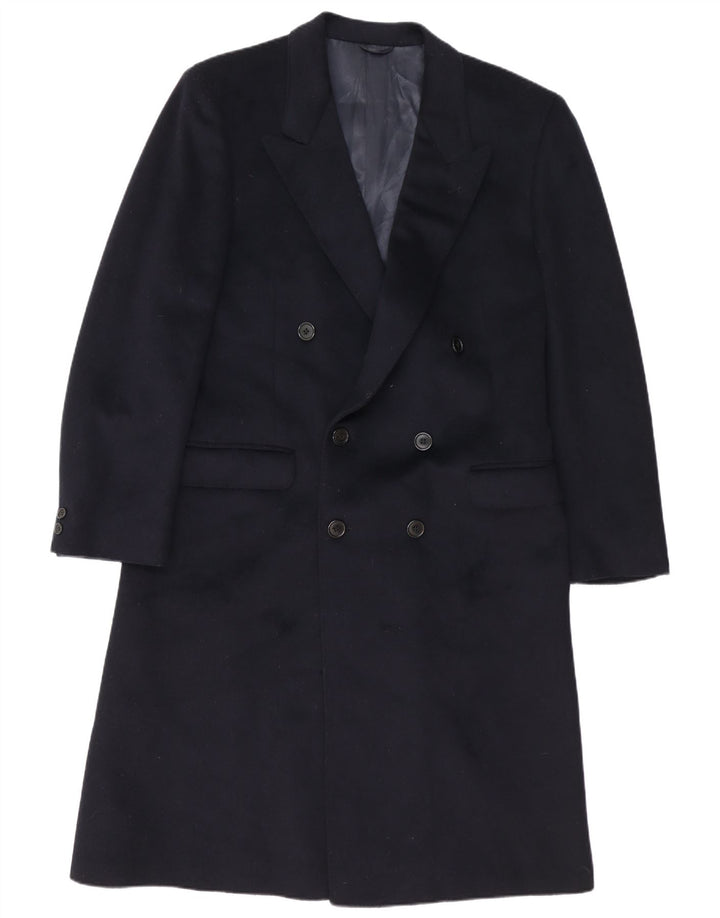 San Remo Ανδρικό παλτό με διπλό στήθος UK 38 Medium Navy Blue