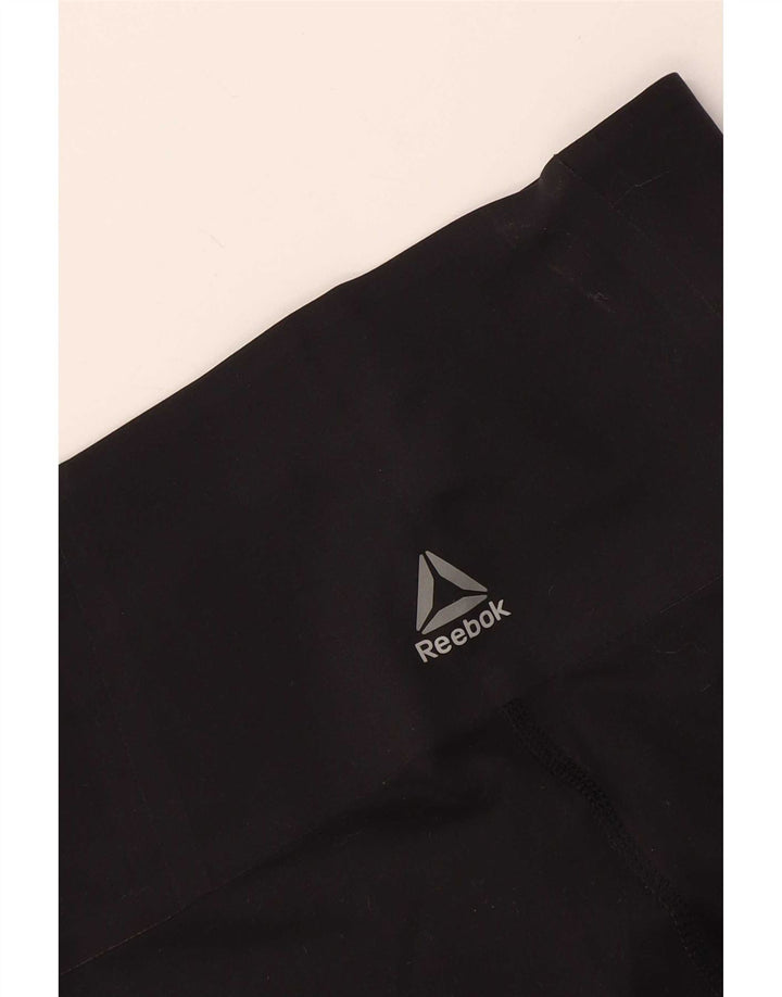 Γυναικεία γραφικά κολάν Reebok UK 10 Small Black