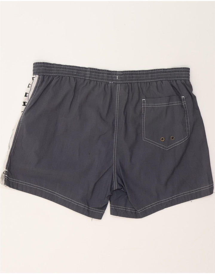 Champion Ανδρικό γραφικό σορτς κολύμβησης XL Navy Blue Colorblock Βαμβακερό