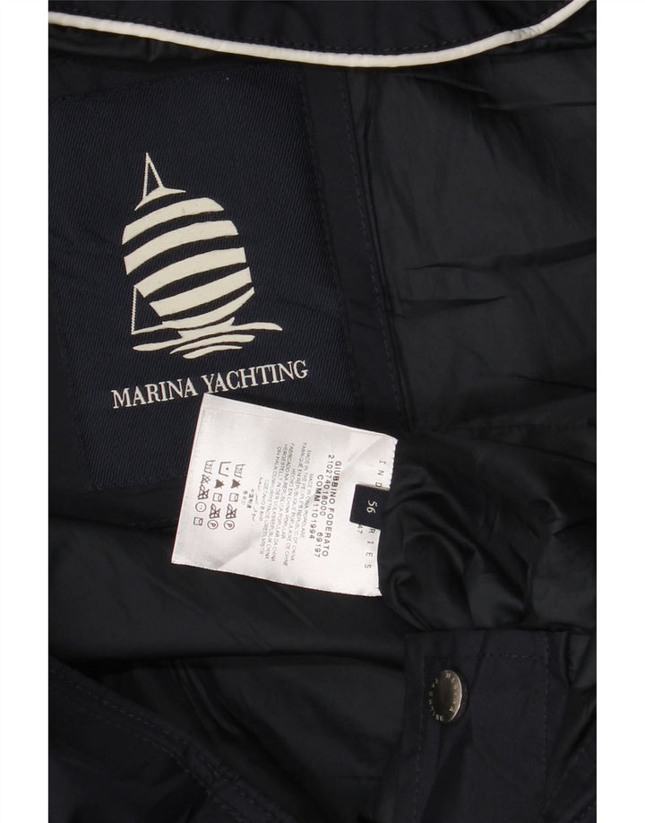 Marina Yachting Ανδρικό Bomber Jacket IT 56 3XL Navy Blue Polyester