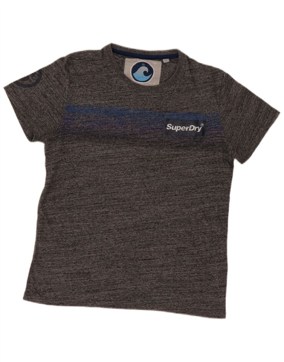 Ανδρικό γραφικό T-Shirt Superdry Top XL Γκρι βαμβακερό