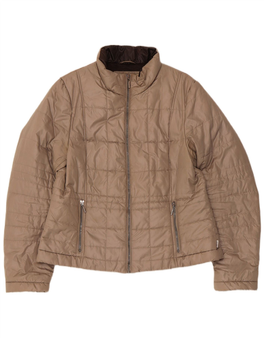 Γυναικείο μπουφάν Geox Respira με επένδυση UK 18 XL Beige Polyester