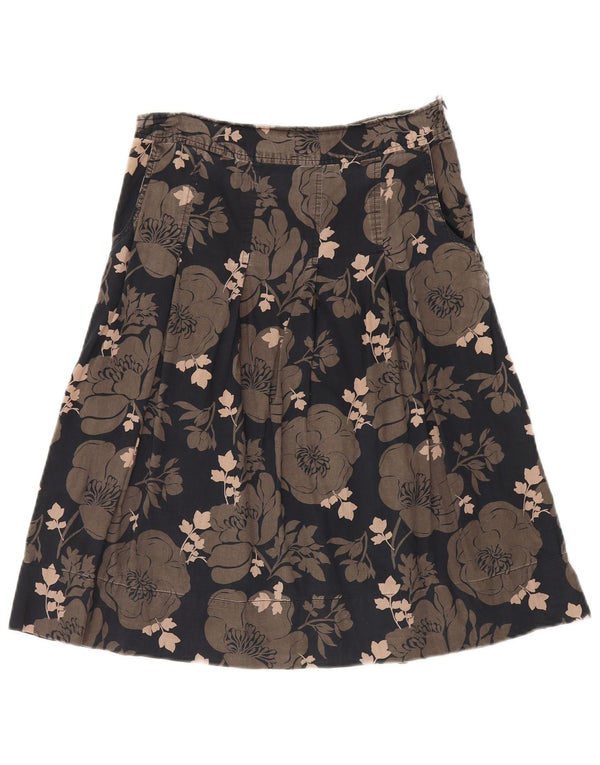 Boden Γυναικεία φούστα A-Line UK 12 Medium W29 Navy Blue Floral