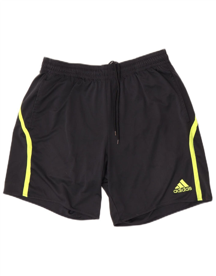 Ανδρικό σορτς Adidas Climacool με μεγάλο μαύρο χρώμα πολυεστέρα