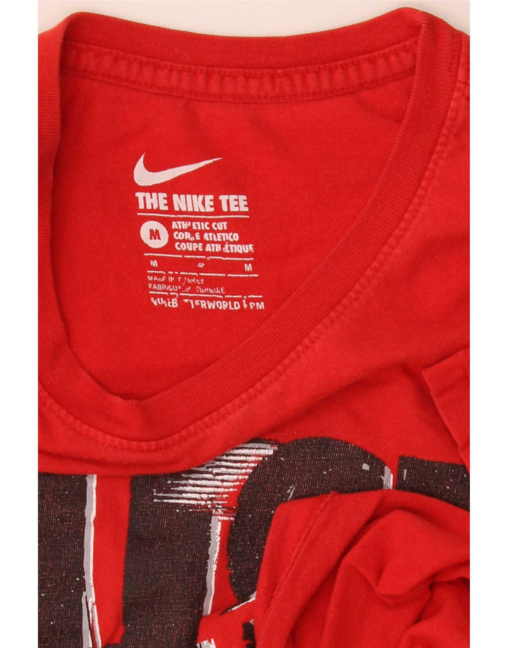 Ανδρικό T-Shirt Nike με γραφικό αθλητικό κόψιμο, μεσαίο κόκκινο