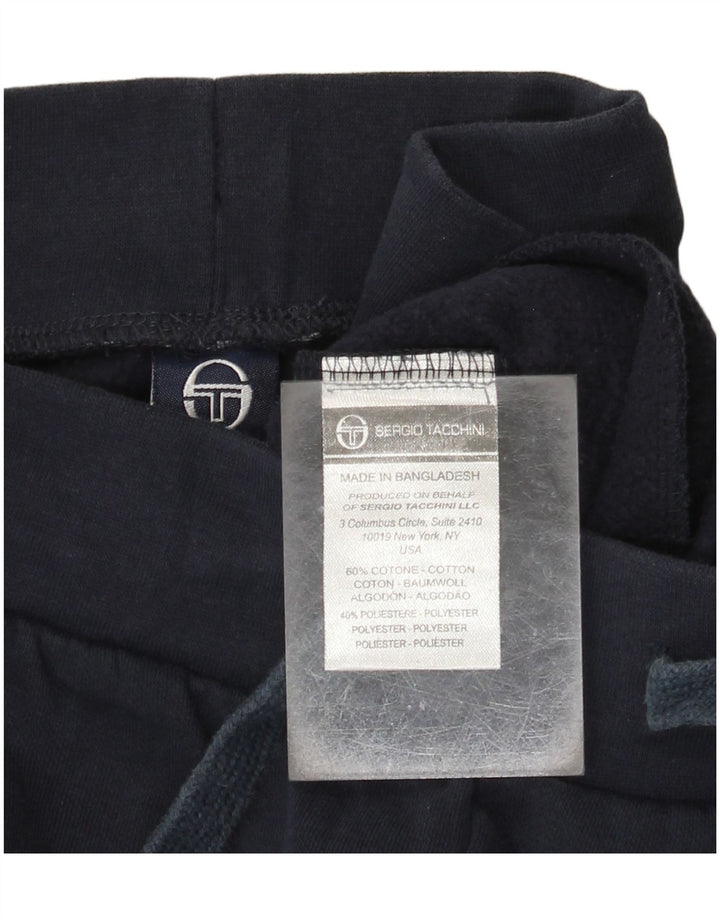 SERGIO TACCHINI Ανδρική αθλητική φόρμα παντελόνι Joggers μεσαίο μπλε βαμβακερό