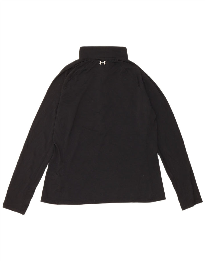 Γυναικεία φόρμα φόρμας UNDER ARMOR γραφικό πουλόβερ Top UK 14 Large Black