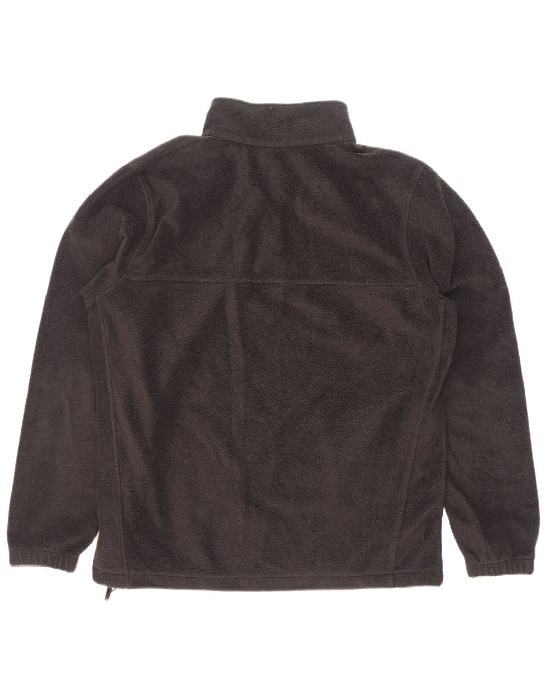 Columbia Ανδρικό φερμουάρ Fleece Jumper Μεγάλος Μαύρος Πολυεστέρας