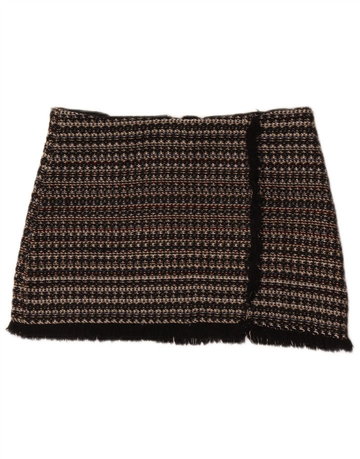 Zara Γυναικεία Μίνι Φούστα Trafaluc Medium W28 Μαύρη ριγέ