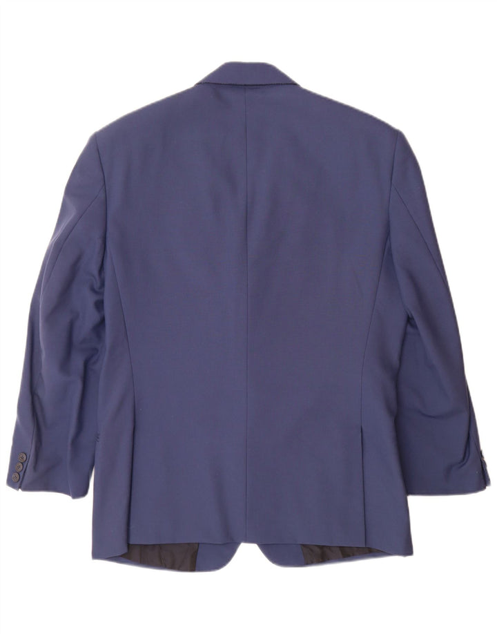Biagiotti Ανδρικό σακάκι σακάκι με 2 κουμπιά UK 38 Medium Blue New Wool
