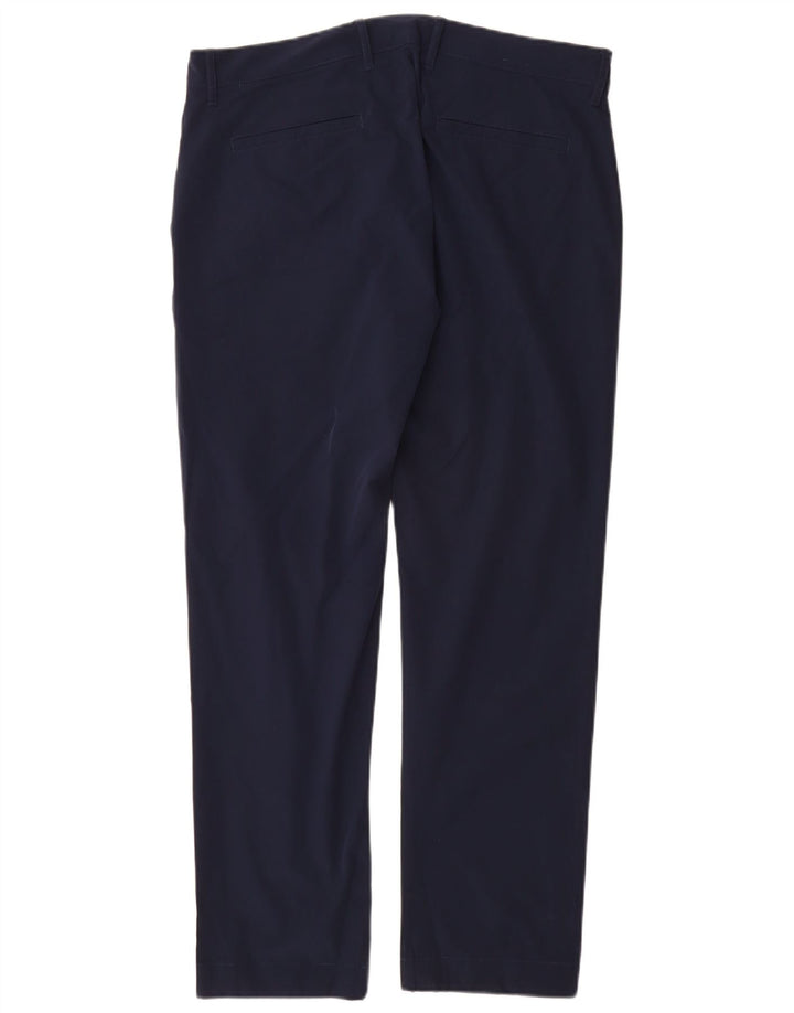 J. Ανδρικό παντελόνι Chino Flex Slim Crew W34 L30 Navy Blue Polyester