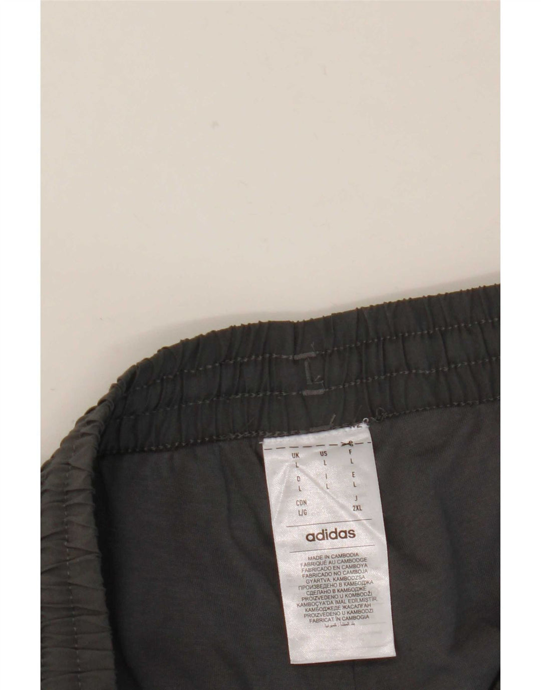 Ανδρική αθλητική φόρμα Adidas Παντελόνι Joggers Large Grey Polyester