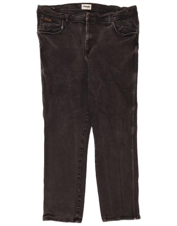 Ανδρικό τζιν Texas Straight Wrangler W42 L32 Γκρι βαμβακερό