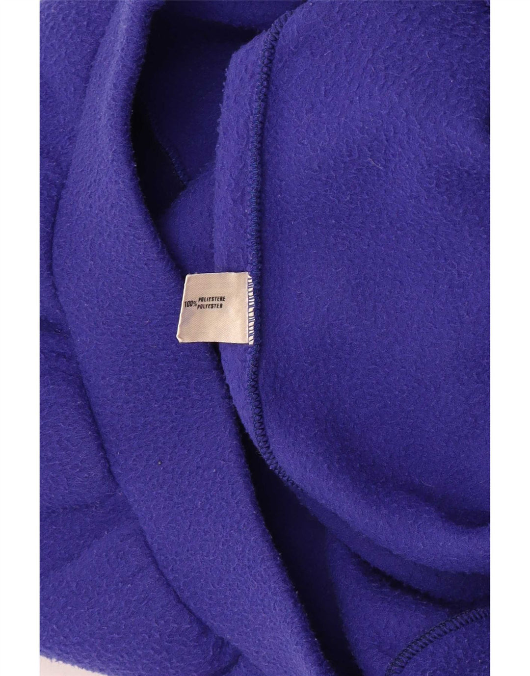 Vintage ανδρικό γραφικό φλις jumper Μεγάλο πολύχρωμο μπλοκ χρώματος