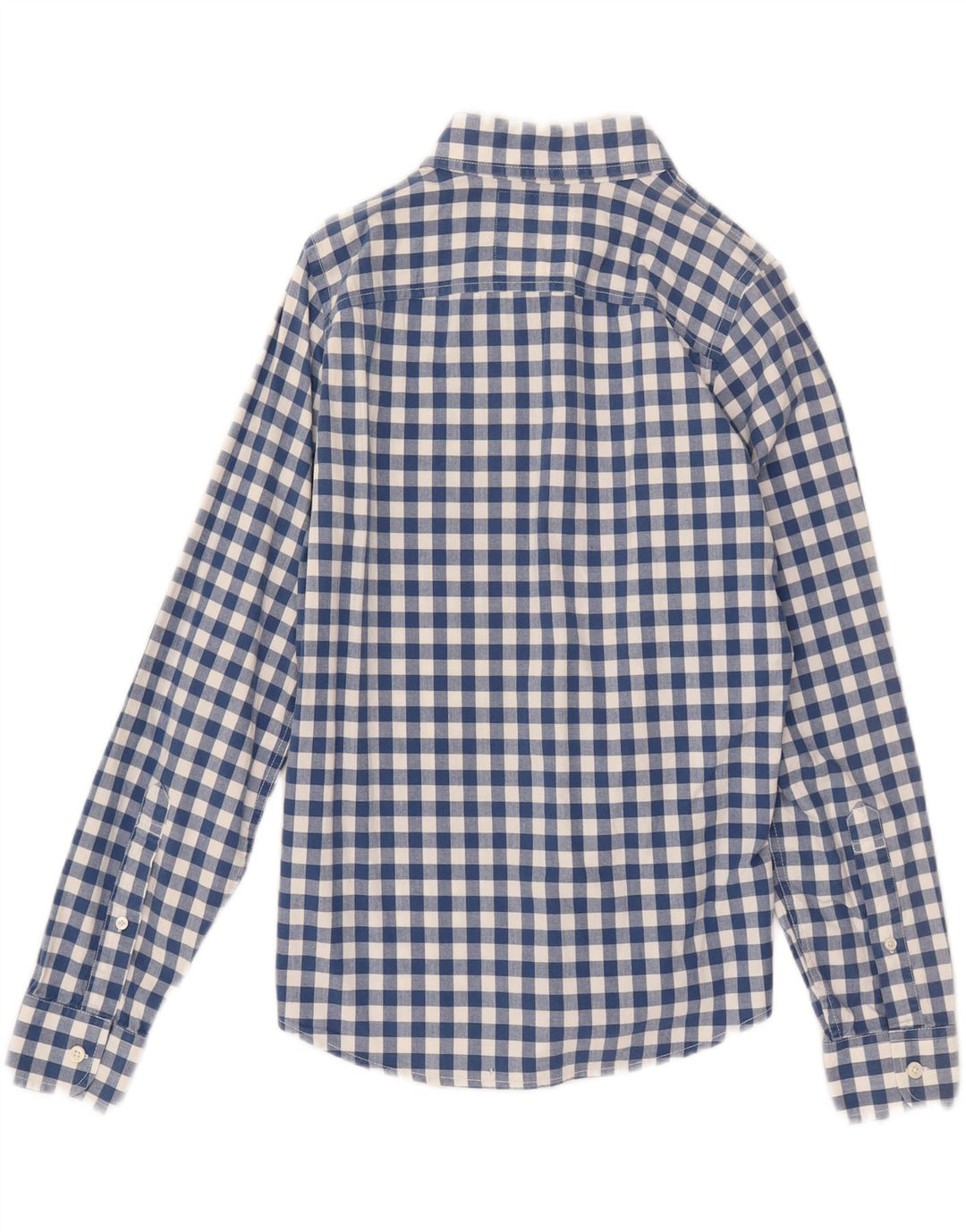 Ανδρικό πουκάμισο HOLLISTER Small Navy Blue Gingham Cotton