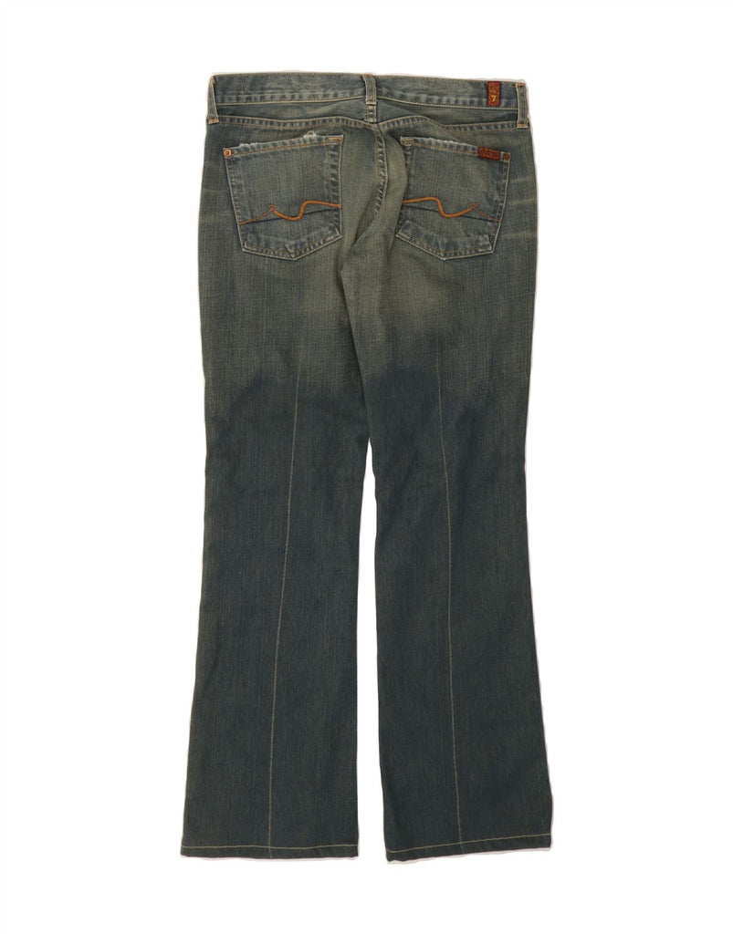 7 FOR ALL MANKIND Womens Bootcut Jeans W29 L30 Blue Cotton Vintage 7 For All Mankind and Second-Hand 7 For All Mankind from Messina Hembry 