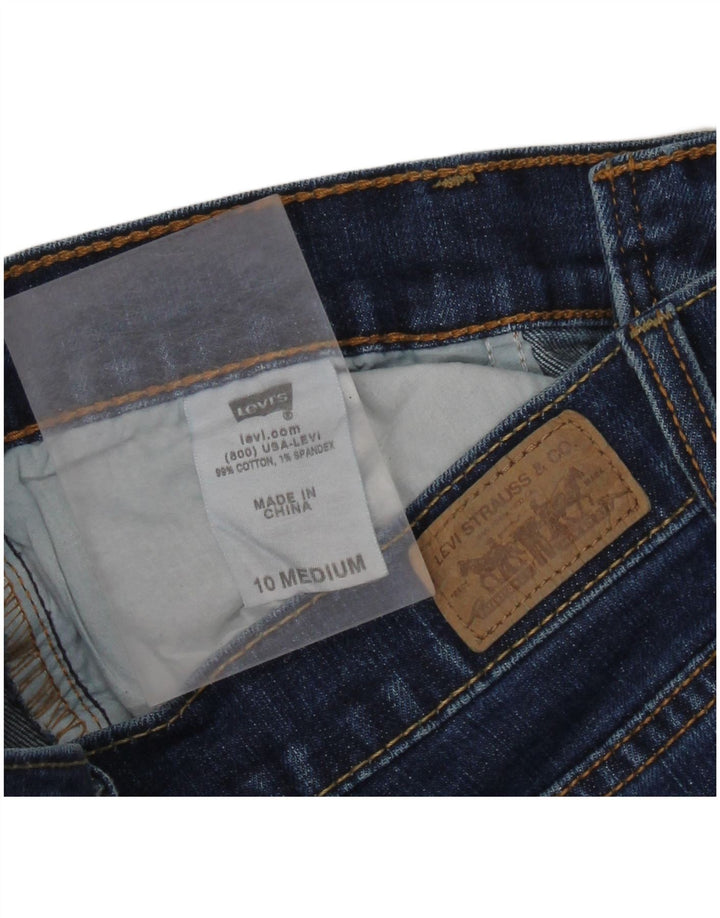 LEVI'S Γυναικείο τζιν 505 ίσιο US 10 μεγάλο W30 L30 Μπλε βαμβακερό