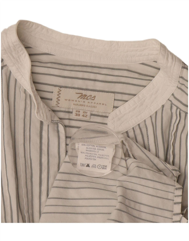 Γυναικεία μπλούζα Marlboro Classics 3/4 μανίκια τοπ EU 42 Large Grey Pinstripe