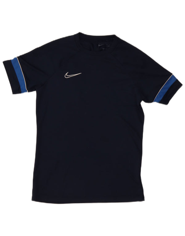 Ανδρικό T-shirt Nike Dri Fit Τοπ μεσαίου μπλε ναυτικού χρώματος πολυεστέρας