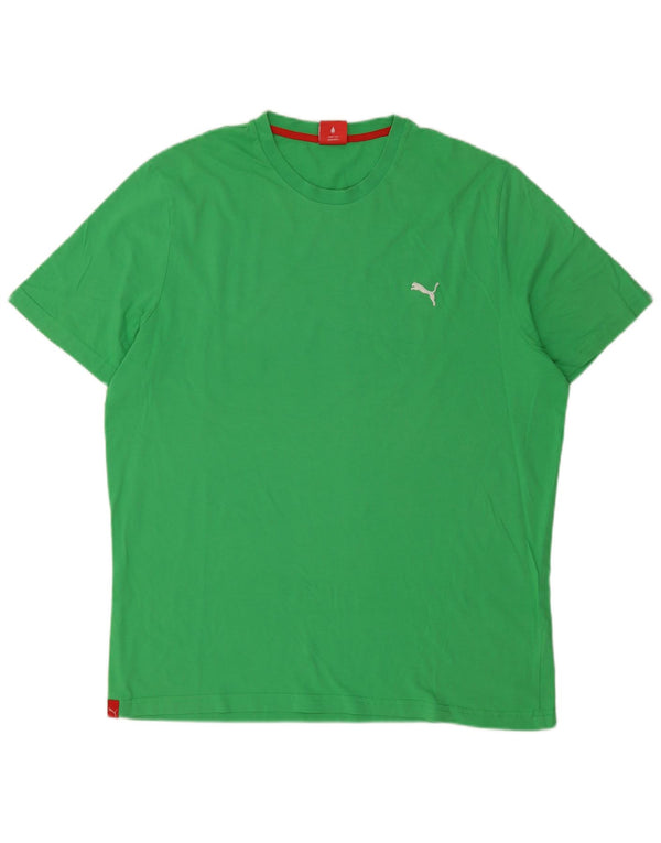 Ανδρικό T-Shirt Puma Top 2XL πράσινο βαμβακερό