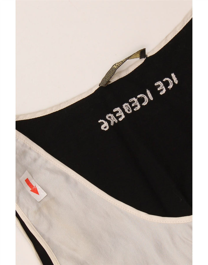 Γυναικεία γραφική μπλούζα ICEBERG Top UK 8 Small Off White Colourblock