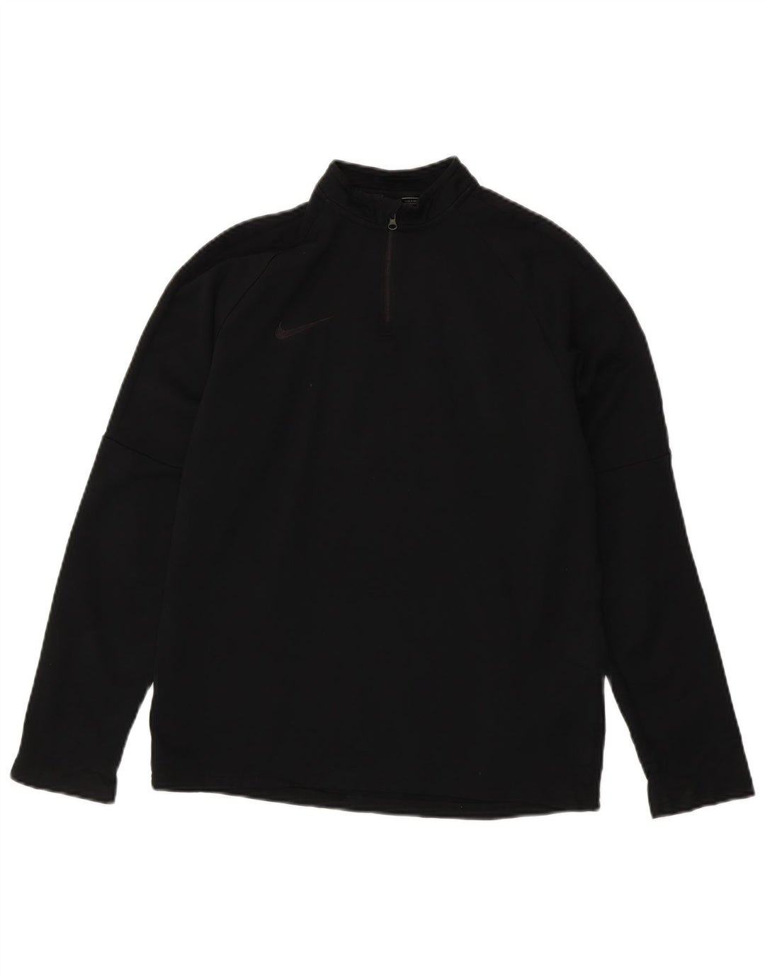 Φόρμα Nike Boys Dri Fit με φερμουάρ πουλόβερ φόρμα 13-14 ετών XL Μαύρο